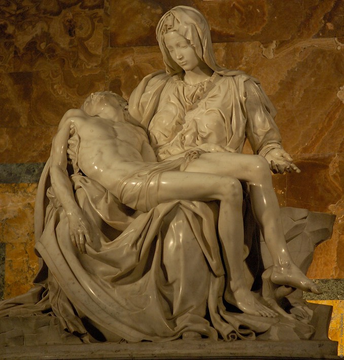 la pietà michelangelo